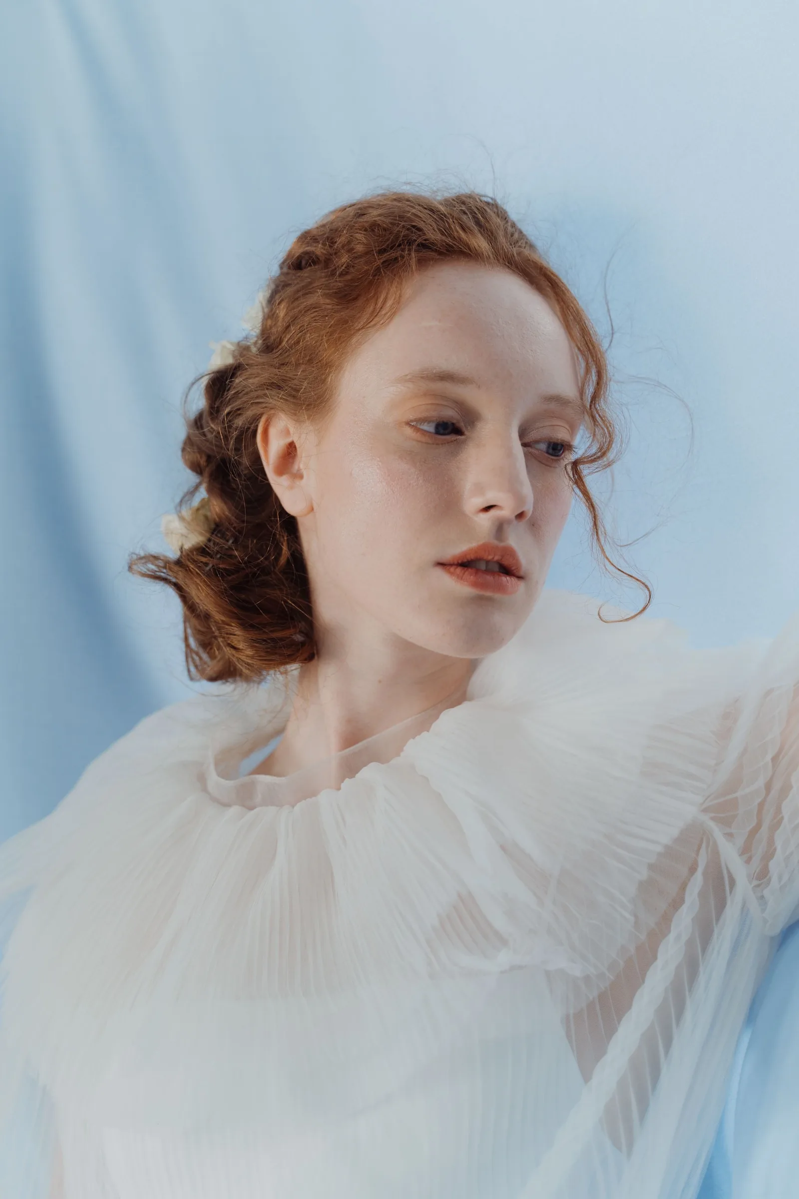Hollis, Off the shoulder, gathered tulle