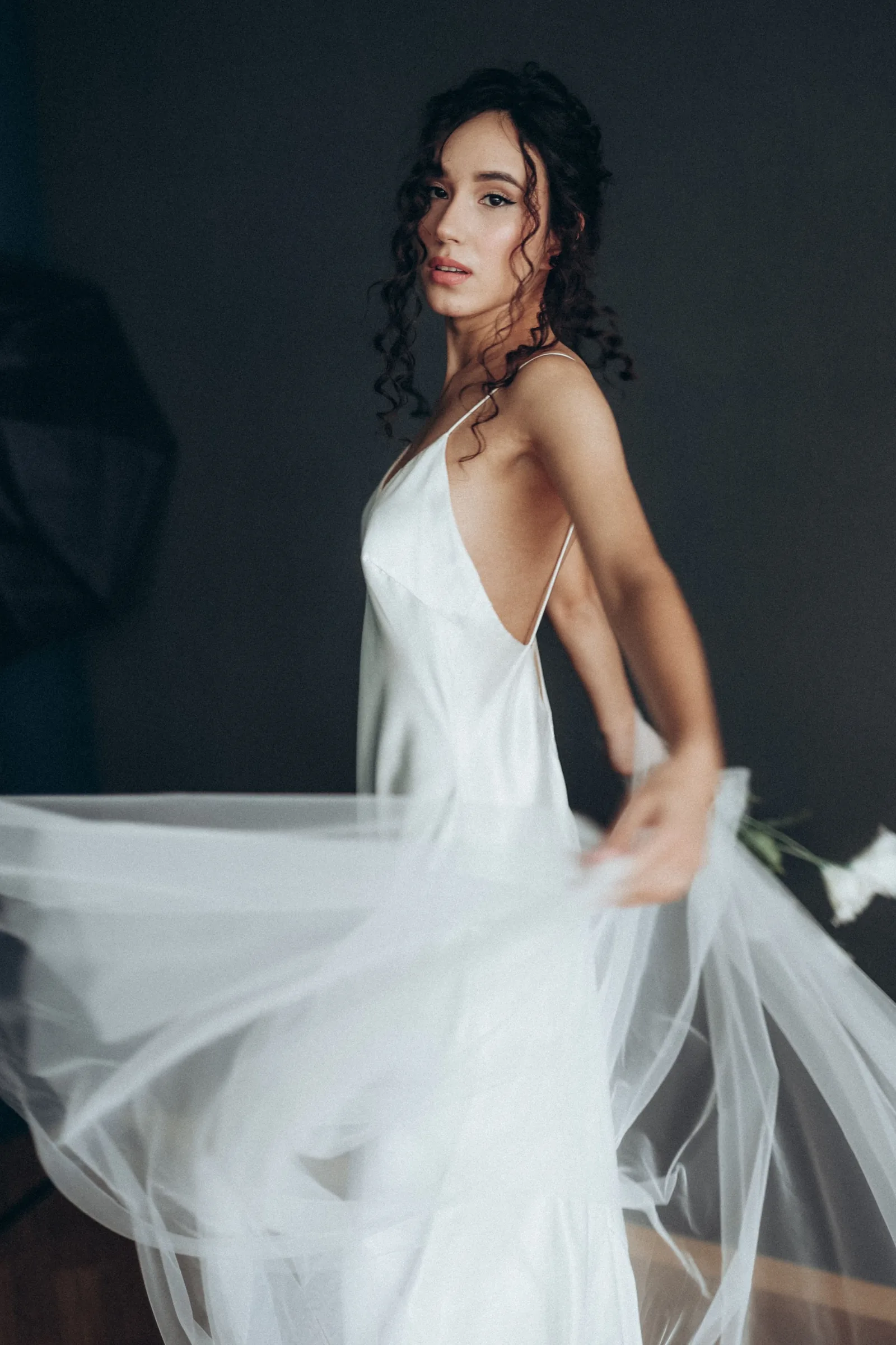 Wren, Slip with a tulle skirt